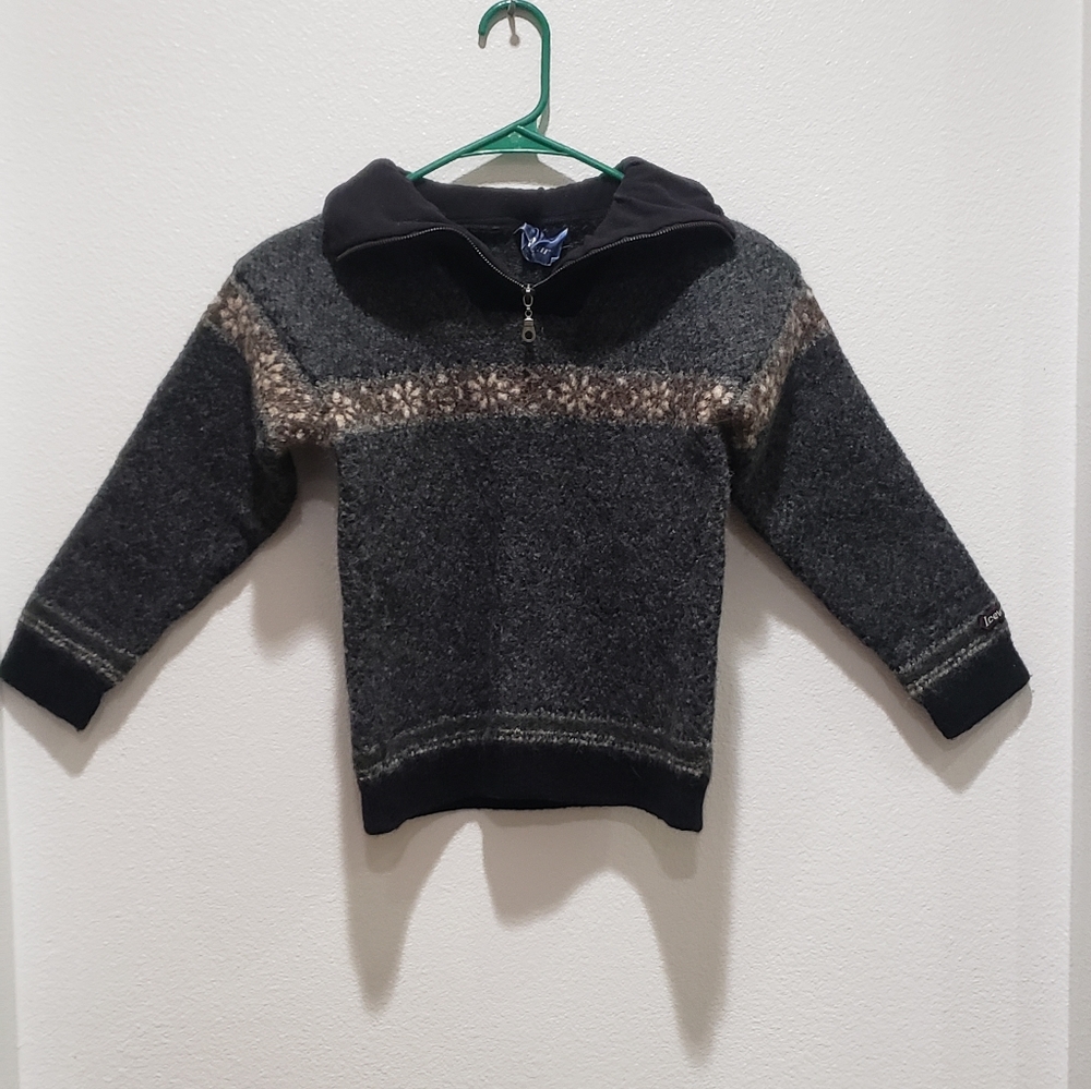 Ice Wear kids wool sweater size large
